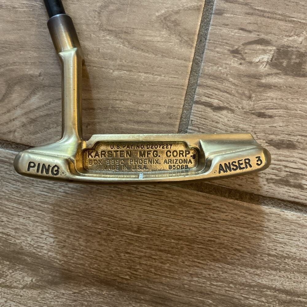 Vintage Ping Anser 3 Golf Putter Graphite Karsten Mfg. Phoenix Zip 85068 RH